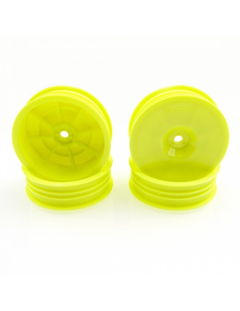 RUDDOG B7 | XB2 | LD3 - 2wd Slim Front Wheels 2.2" (Yellow | 4pcs)