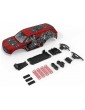 Arrma 1/10 GORGON Painted Decaled Trimmed Body Set, Red/Black