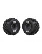 Arrma dBoots Cut Chevron MT Tire Set Glued, Gun metal