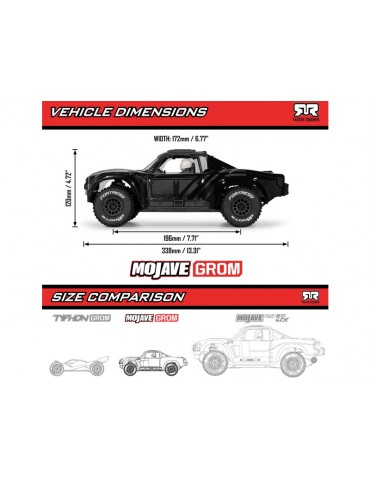 Arrma 1/16 Mojave Grom 4WD RTR Kit