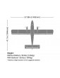 E-flite DHC-6 Twin Otter 1.4m PNP