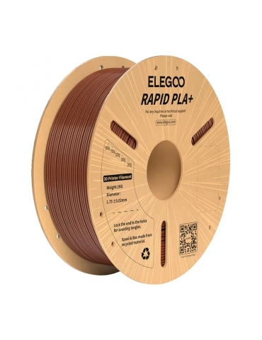 3D spausdinimo siūlas Rapid PLA+ rudas 1 kg – ELEGOO – CyborgShop