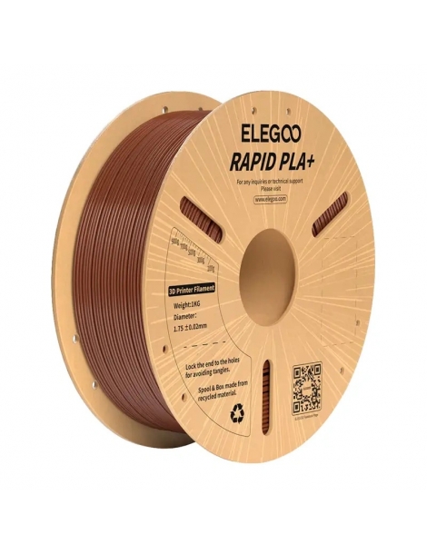 3D spausdinimo siūlas Rapid PLA+ rudas 1 kg – ELEGOO – CyborgShop