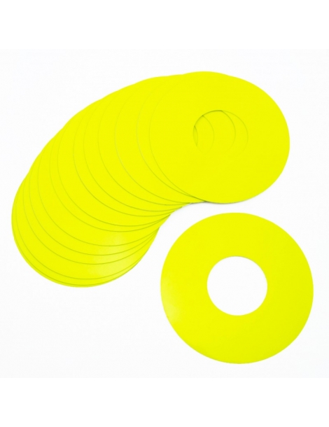 Ultimate Racing 1:8 Buggy Wheel Stickers geltoni RC buggy ratlankių lipdukai CyborgShop