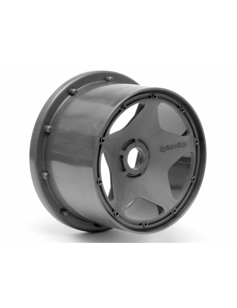 Super Star Wheel Gunmetal Rear (120X75Mm)