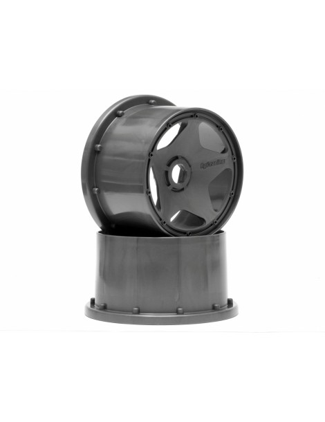Super Star Wheel Gunmetal Rear (120X75Mm)
