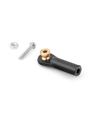 2403 Ball link V1, dia.4mm, M2/1.6 short, Black 6pcs
