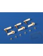 2407 Ball link V1, dia.4mm, M2/M2 Short White 6pcs