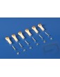 2405 Ball Link V1, dia.4mm, M2/1.6 Long White 6pcs