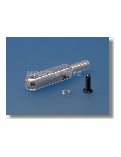 2140 Aluminium Clevis L 23mm, M2, 2pcs