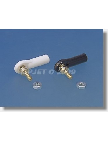 2427 Ball Link V1, dia.5mm, M2/M2,5 Short Black 6pcs