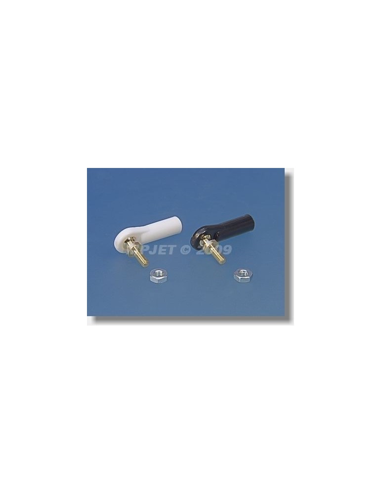 2427 Ball Link V1, dia.5mm, M2/M2,5 Short Black 6pcs