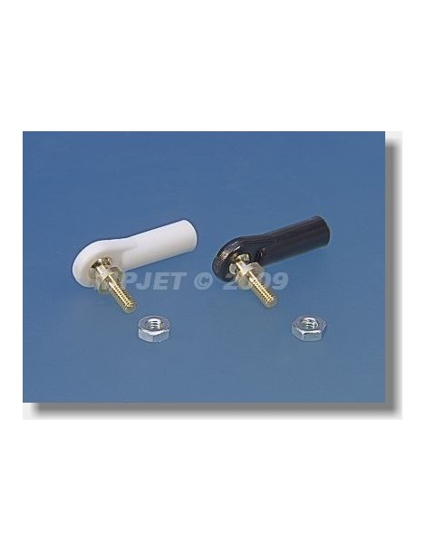 2427 Ball Link V1, dia.5mm, M2/M2,5 Short Black 6pcs