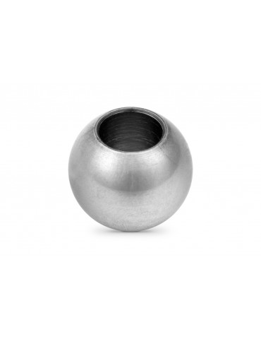 Nick. platd. Brass Ball 3/16 (4,76mm) w/h 2mm hole , 100 pcs.