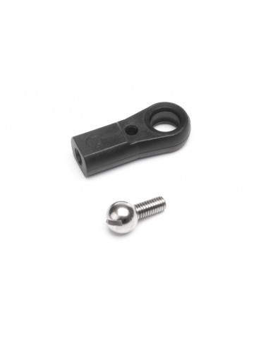 MAXI Ball Links M3, Screwball Outside 6,0mm w/h M3 shaft, 2 pcs.