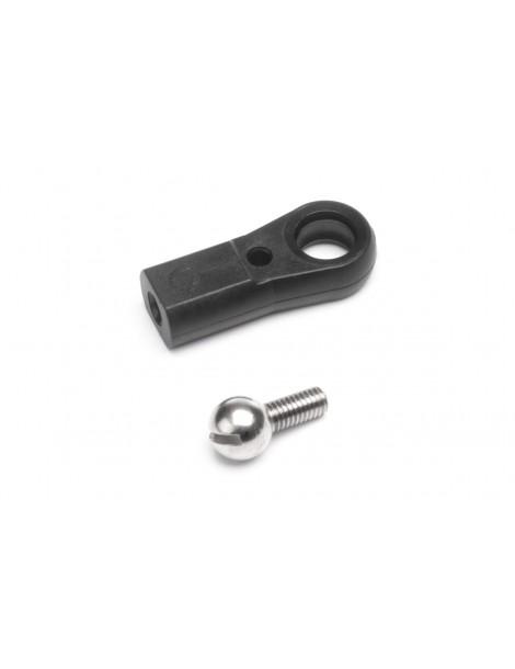 MAXI Ball Links M3, Screwball Outside 6,0mm w/h M3 shaft, 2 pcs.