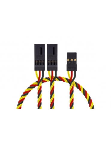Susuktas Y laidas su JR jungtimis 15 cm RC modeliams CyborgShop