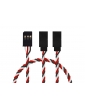Susuktas Y laidas su Futaba jungtimis 30 cm RC modeliams CyborgShop