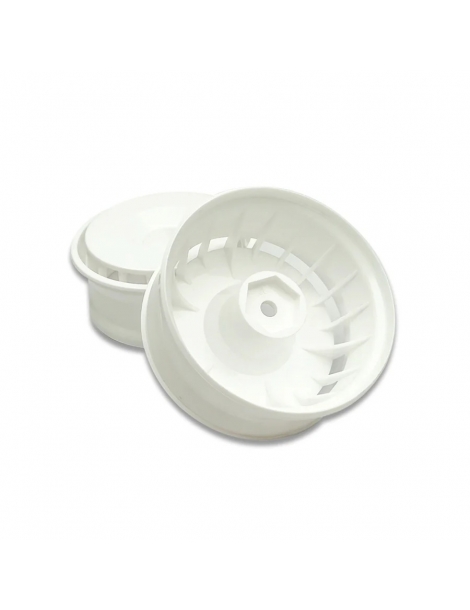 RC ratlankiai GA18 4mm offset balti (2 vnt.) – Reve D-RW-GA18W4
