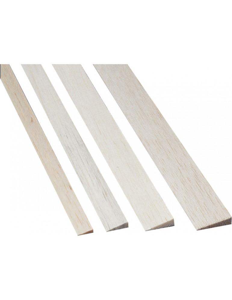 Balsa end strip 3x12x1000mm