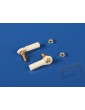 2406 Ball Link V1, dia.4mm, M2/M2 Short White 2pcs