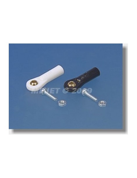 2421 Ball Link V1, dia.5mm, M2/2 Black 6pcs