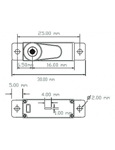 Robbe servo FS 31X HV 2.5kg.cm 0.039s/60 MG 15T