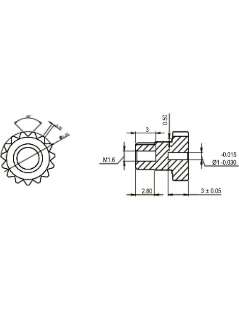 Robbe servo FS 31X HV 2.5kg.cm 0.039s/60 MG 15T