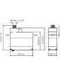 Robbe servo FS 138X HV 3.4kg.cm 0.043s/60 MG 15T
