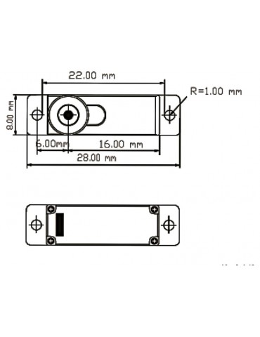 Robbe servo FS 138X HV 3.4kg.cm 0.043s/60 MG 15T