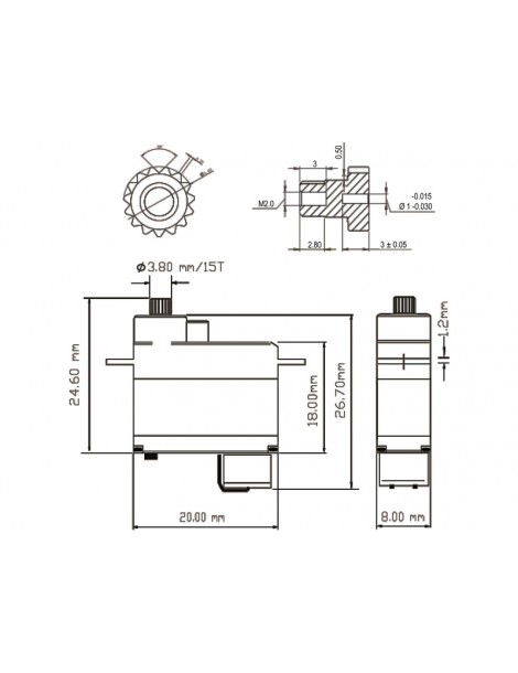 Robbe servo FS 141X HV 4.2kg.cm 0.040s/60 MG