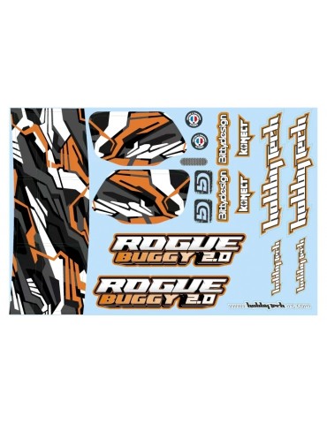 Stickers Rogue Buggy 2.0 Orange