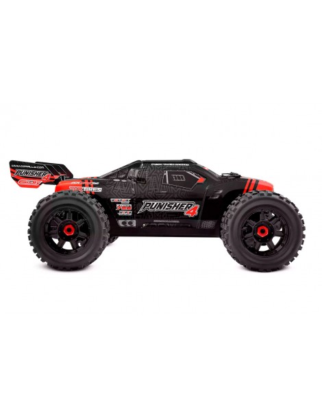 PUNISHER 4 - RTR - Red - Brushless Power 4S - No Battery - No Charger
