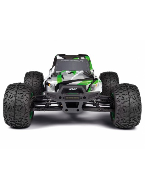 HPI Racing Quantum2 MT Flux žalias RC monster truck su neoniniais žaliais ratlankiais - CyborgShop