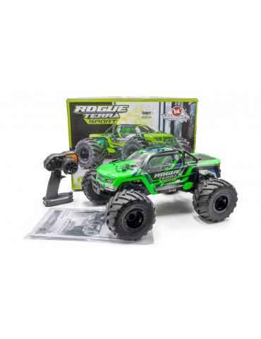 ROGUE TERRA SPORT Brushless žalias RC monster truck su apsauginiu rėmu - CyborgShop