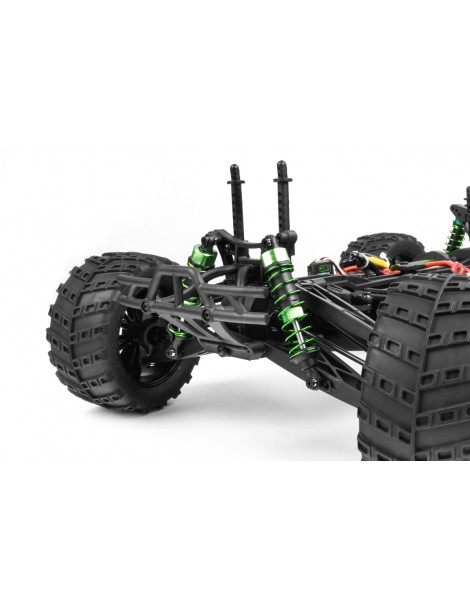 GRT-10 Thunder Brushless raudonas RC monster truck su dažytu kėbulu - CyborgShop