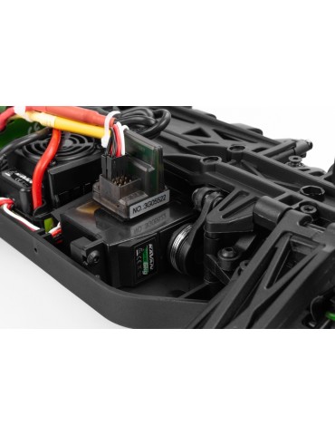 GRT-10 Thunder Brushless raudonas RC monster truck su dažytu kėbulu - CyborgShop