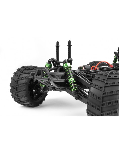 GRT-10 Thunder raudonas RC monster truck su dažytu kėbulu - CyborgShop