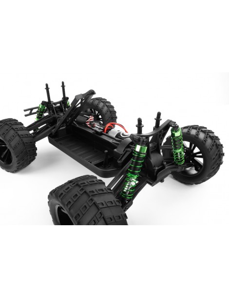 GRT-10 Thunder raudonas RC monster truck su dažytu kėbulu - CyborgShop