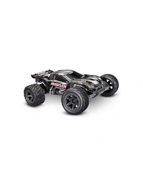 Traxxas Rustler VX3 1/10 RTR juodas - CyborgShop