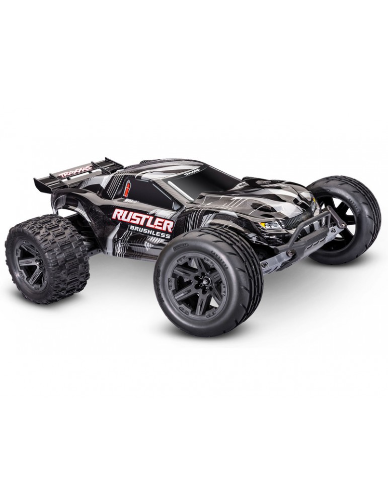 Traxxas Rustler VX3 1/10 RTR juodas - CyborgShop