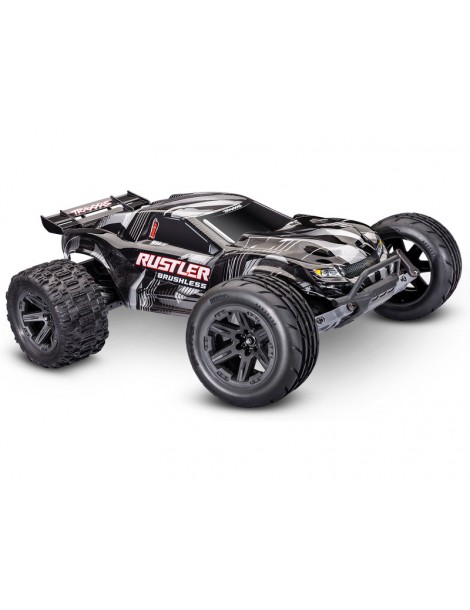 Traxxas Rustler VX3 1/10 RTR juodas - CyborgShop