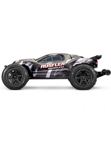 Traxxas Rustler VX3 1/10 RTR juodas - CyborgShop
