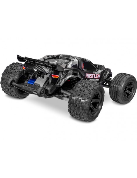 Traxxas Rustler VX3 1/10 RTR juodas - CyborgShop