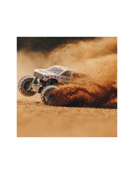 Arrma ARA2130FF Freedom Flyer Grom 4X4 baltas 1:16 RC monster truck su JAV vėliavos dizainu - CyborgShop