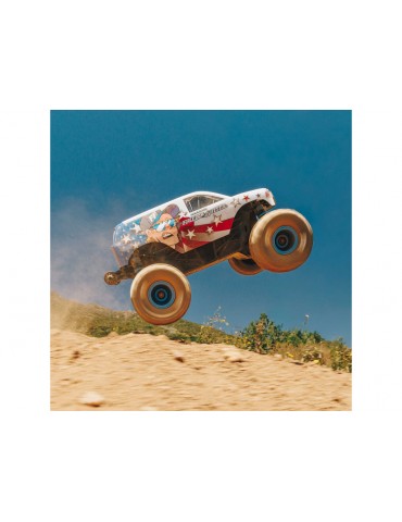 Arrma ARA2130FF Freedom Flyer Grom 4X4 baltas 1:16 RC monster truck su JAV vėliavos dizainu - CyborgShop