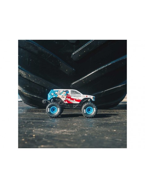 Arrma ARA2130FF Freedom Flyer Grom 4X4 baltas 1:16 RC monster truck su JAV vėliavos dizainu - CyborgShop