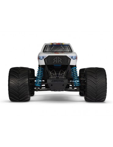 Arrma ARA2130FF Freedom Flyer Grom 4X4 baltas 1:16 RC monster truck su JAV vėliavos dizainu - CyborgShop