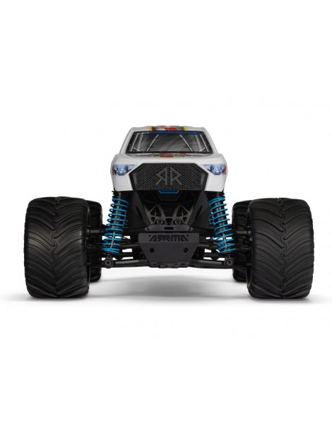 Arrma ARA2130FF Freedom Flyer Grom 4X4 baltas 1:16 RC monster truck su JAV vėliavos dizainu - CyborgShop