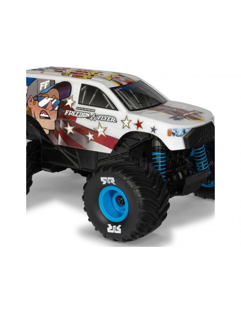 Arrma ARA2130FF Freedom Flyer Grom 4X4 baltas 1:16 RC monster truck su JAV vėliavos dizainu - CyborgShop